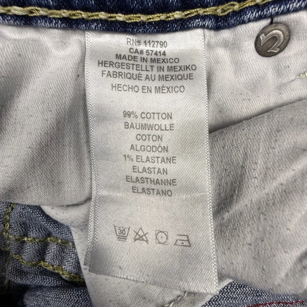 True Religion Ricky Relaxed Straight Big T Flap Pocket Jeans Light Wash 32